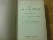 New Latin Grammar【新拉丁语语法，詹姆士·布拉斯瑞特·格里诺，1903年英文原版】