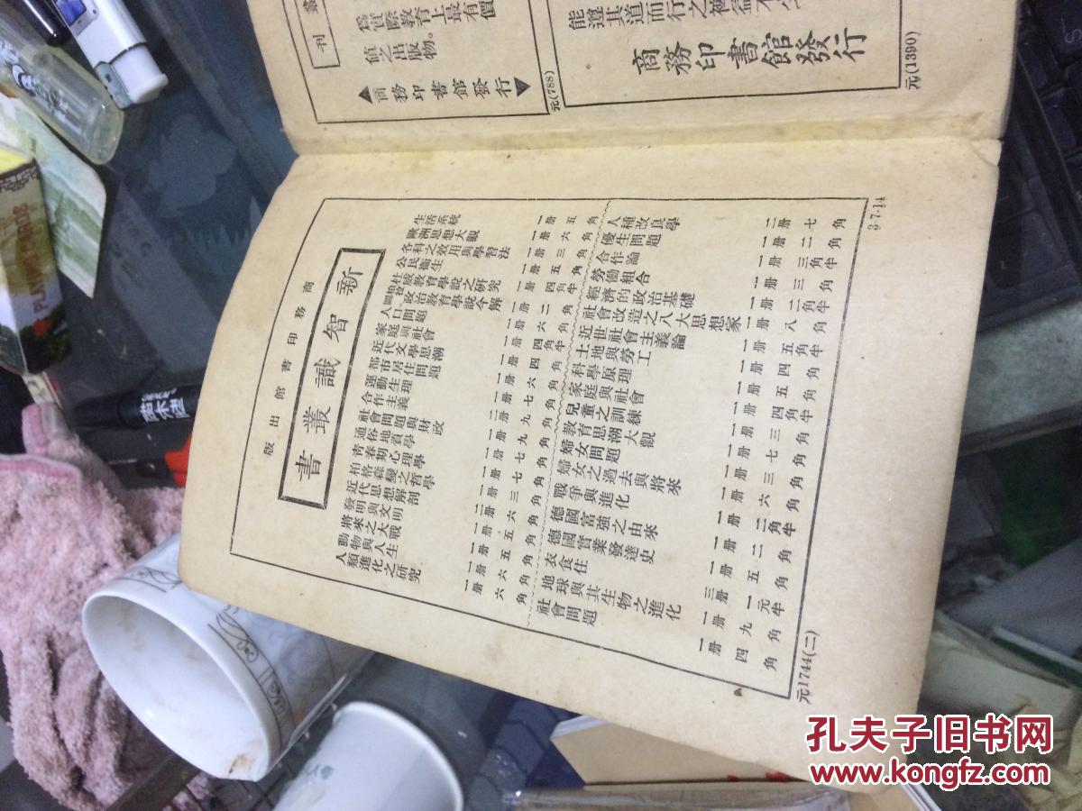 新智识丛书：心智使用法（民国14年初版）1册全