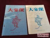 早期武打书：《大豪杰》（上 下）