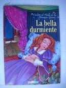 西班牙文童话 la bella durmiente 全新大开本彩色图文本，铜版纸印刷