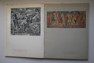 1946年     精装大8开      国外美术画册  部分图是纯手工粘贴
