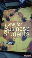 Law for Business Students 正版