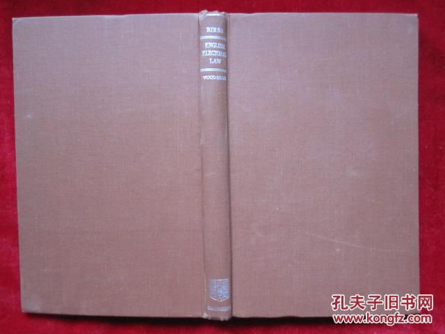 The History of the English Electoral Law in the Middle Ages 中世紀(jì)英國選舉法史（1940年第1版 英國原版精裝本）