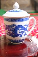 湖南醴陵双龙茶杯