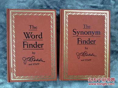 套装书 手扣版 The Word Finder The Synonym Finder by J. I. Rodale