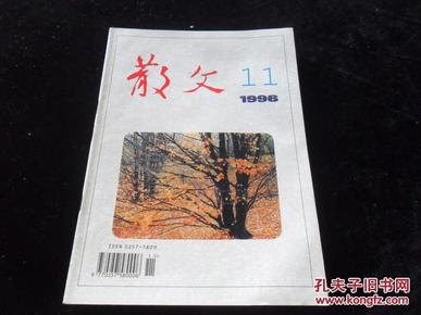 散文1996年第11期.保存完好.不缺页