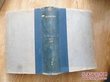 THE PRESCRIBER  A Monthly Record of Medical Progress 1927年  第21卷  医学月刊