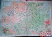 民国地图1张：《河南》【大地图中含有开封、洛阳、郑县小地图，从《申报》1939年出版的《中国分省地图》中拆下来的，有如图污迹】