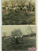 民国侵华日军举办体育运动会老照片两张，尺寸均为15X11.3厘米