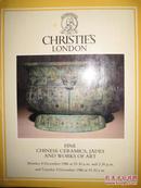 佳士得1986年精美中国瓷器玉器工艺品拍卖图录christies fine chinese ceramics jades and works of art