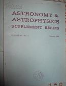 astronomy & astrophysics supplement series volume 63 NO.2 february1986 天文学和天体物理学的补充系列