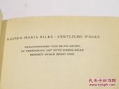 【包邮】布面软精裝/德国二十世纪大诗人《里尔克全集》12册（全） Rilke: Sämtliche Werke