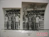 1980年代北京广播学院学生采访运动员后合影2张