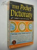 The pocket Dictionary and Vocabulary Builder,民国期出版的外文原版-三面刷红