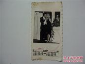 老照片、月历片、1985年9---10月、男女（9.5cmx5cm）