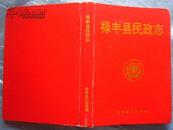 《禄丰县民政志》 32开布面精装    印量仅500册【有刊误表】