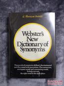 美国印刷 带手扣 带塑料护封 Webster's New Dictionary of Synonyms 韦氏同义词辞典