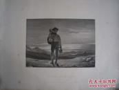 1853年英格兰出版钢板画《星期六的晚上》25cmx17.5cm