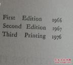罕见 1976年印刷 封面烫金 毛主席语录 英文版 quotations from chairman mao tse tung