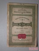 名著，1900年纽约出版，亚历山大·蒲柏 作品《夺发记》精装24开