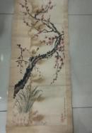 国树桂两张花卉82X32
