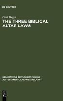 1999年出版《 Stock Image The Three Biblical Altar Laws》