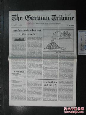 THE BERMAN A WEEKLY REVIEW OF THE GERMAN PRESS英文版1974.28 （13020）