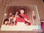 南通戏剧类老照片 大尺寸12寸 少见 女声独唱 海门山歌