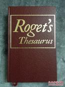 英国印刷 仿皮面 带手扣 豪华版 书顶刷红 Roget's Thesaurus of English Words and Phrases De Luxe Edition 第三本