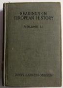 READINGS INEYROPEAN HISTORY