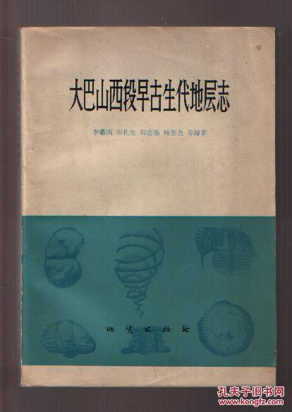 大巴山西段早古生代地层志