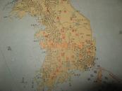 1929年最新日本全国交通地图  附台湾、朝鲜、满洲及山东省图 79x54cm