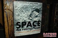 Space:The First 50 Years，太空：前50年，空间，前50年（全新库存书，品相好，精装本，英文原版书）