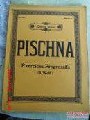 老乐谱  （法语）pischna  exercices progressifs(b.wolff）  no.690