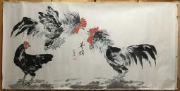 何超 斗鸡 138*70
