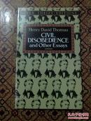 （Dover Thrift Editions）Civil Disobedience and Other Essays【论公民的不服从/消极抵抗，梭罗，英文原版】