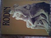 8开铜版纸英文版精装画册《RODIN》罗丹雕塑集，92年伦敦出版