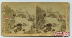 清末民国时期立体照片---1900年庚子事变八国联军攻破天津南门后守城清军惨遭屠杀