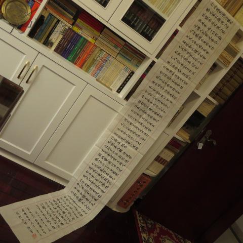 湖南娄底双峰县～彭建界先生书法作品《灵飞经》