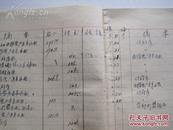 黄县农民报印《练习簿》记账本，58年玉米面使用。32开本