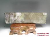 【收藏级！青田石封门酱油冻紫罗兰超大章料 优质品种石  品好无裂  质地透彻 石性稳定 无裂好刻 难得佳品 照片不好 实物漂亮】【 尺寸 长4×宽3.9×高14.7】