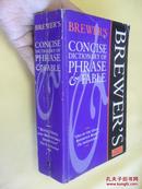 英文                    酿酒师的简明词典和寓言词典   Brewer's Concise Dictionary of Phrase and Fable