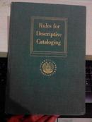 Rules   for  Descriptive   Cataloging【1949年出版；国际关系研究所藏书】