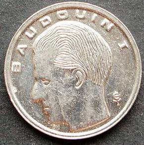 比利时法郎一元硬币金属币