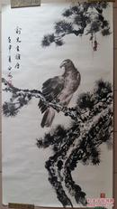 中国历史博物馆研究员，“大风堂”再传弟子白海山水画（保真）