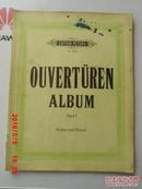 老乐谱 edition peters  Nr.3299a ouverturen  album band  1 violine und klavier