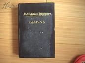 Abbreviations Dictionary （英语缩略语词典 国际第6增订版) 小16开，精装，英文版