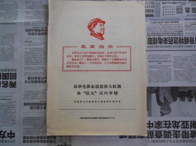 高举毛泽东思想伟大旗帜办“抗大”式的学校