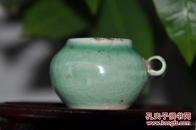清代龙泉窑开片鸟食罐（ 非常难得！温润如玉， 品好,包老！1高4cm。直径5cm）