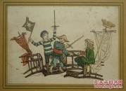 1931年Kate Greenaway _The Queen of the Pirate Isle 凯特•格林威绘本《海盗岛上的女皇》 绝美珂罗版手工上色彩色插图 品佳